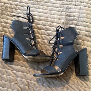 Mix no 6 women’s lace up heels leather